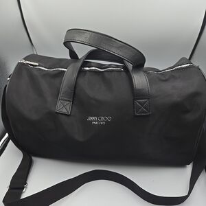 Jimmy Choo Black Men's Duffle Bag